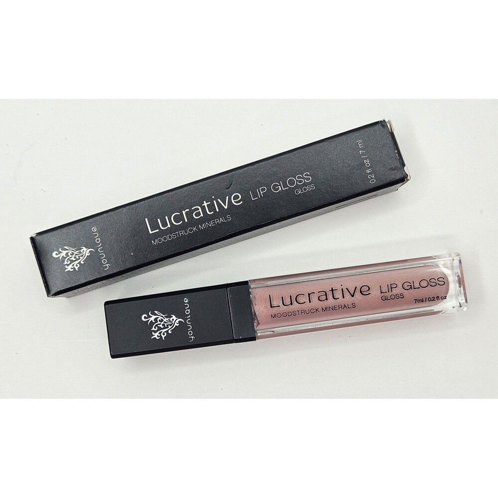 Younique Moodstruck Minerals Lucrative Lip Gloss Lucid New in Box